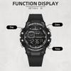 NAVIFORCE Sports Digital Watch for Men Boy Chronograph Calendar Date Alarm Waterproof 50m Night Pattern Men Casual Watch NF6102