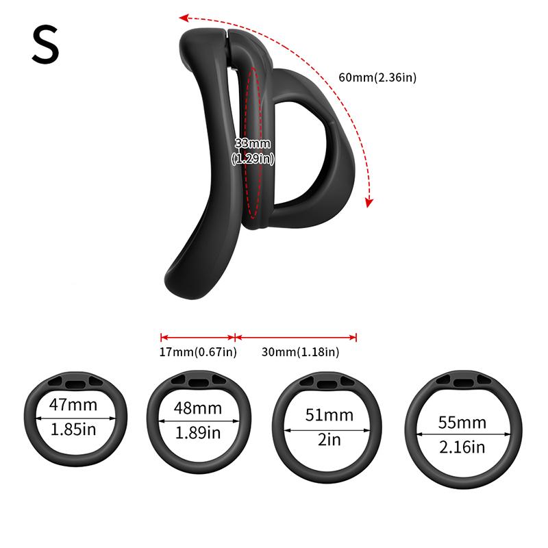 Male Chastity Cage Sex Toys Sissy Femboy beginner flat chastity cage belt Cock Cage man Urethra lock Penis Rings Men Adult Goods