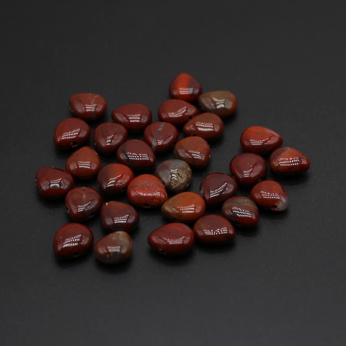 

10 шт. в партии бусины из натурального камня каплевидной формы кристалл розовый кварц агат бирюза свободные бусины для изготовления ювелирных изделий DIY аксессуары для ожерелья 10x12x5 мм 10Pcs/Rainbow Stone