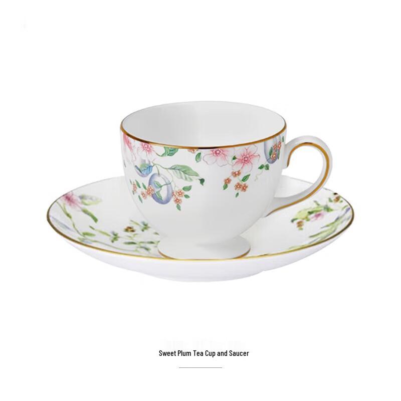Wedgwood Sweet Plum Teacup and Saucer Set