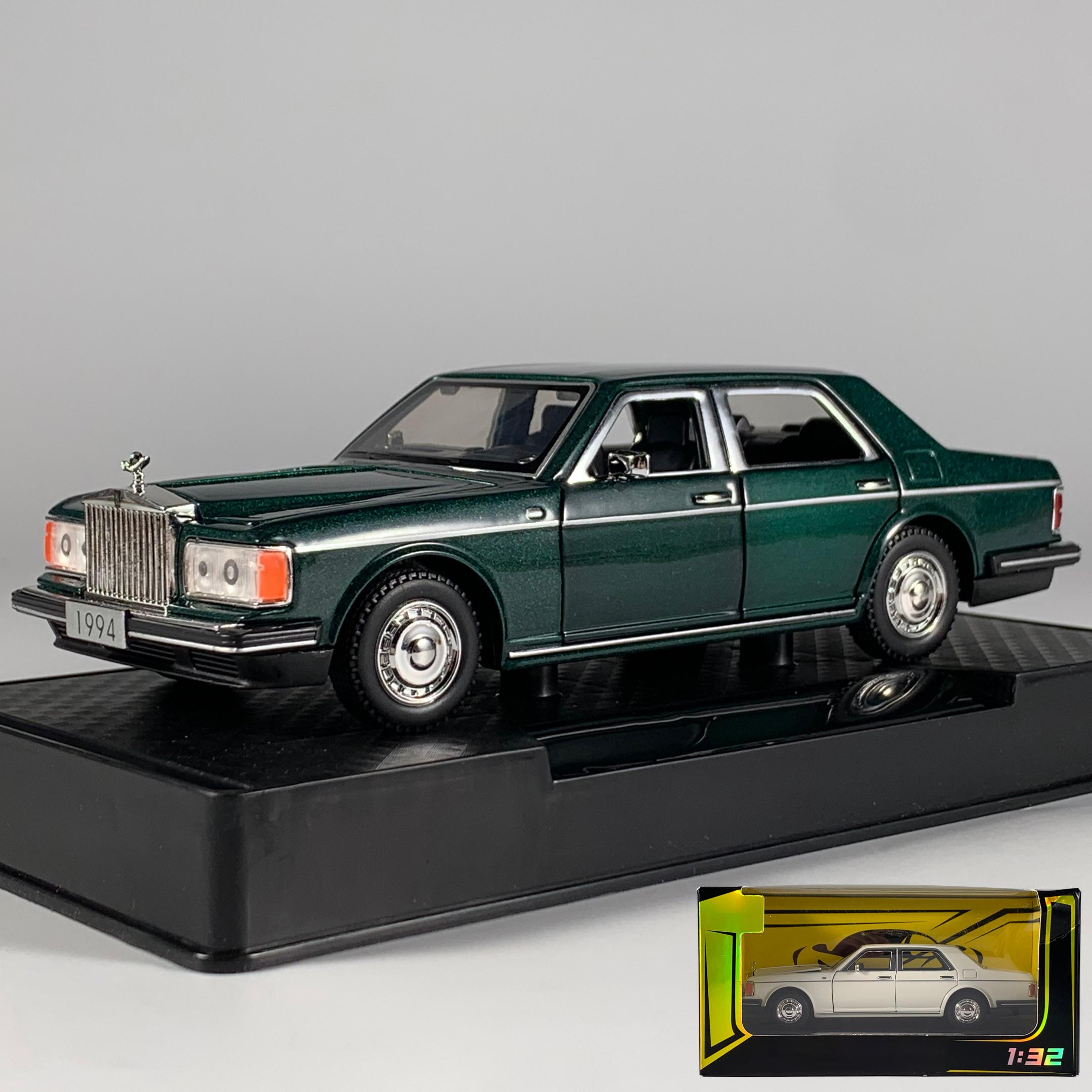 

1:32 1994 Rolls Royce Silver Spur Лімузин Легкосплавний Металевий Литий Модель Автомобіля Домашній Комп ютер Настільний Дисплей Прикраса Міні Подарунок Дорослого