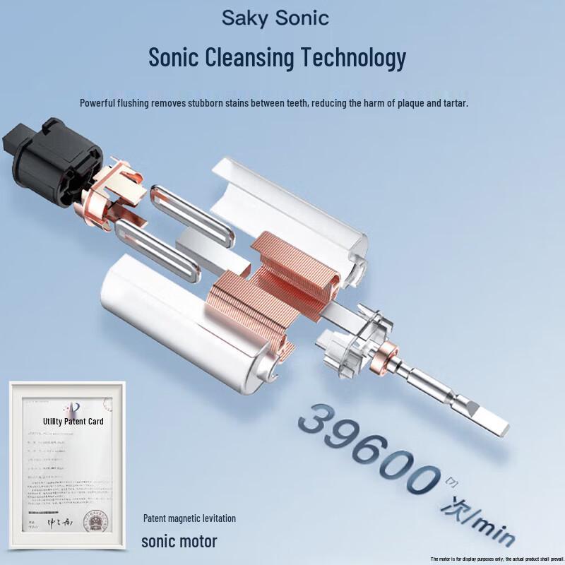 SAKYPRO Sonic Electric Toothbrush T3 Set CN Plug (adapter Included)