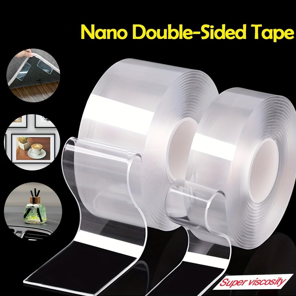 Heavy Duty Double Sided Nano Tape, Clear Traceless Adhesive Tape For Wall & Car, Super Strong Viscosity Anti-Slip Sticker, Heat Resistant