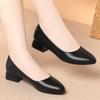 Soft Sole Work Shoes For Women Black Formal Shoes For Work Commuting Leather Shoes Single Shoes Professional Comfortable New