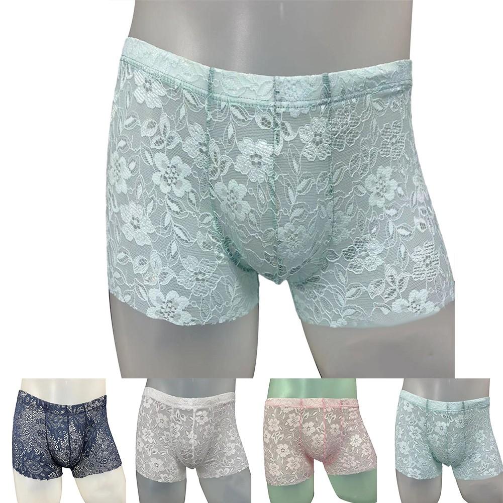 Daily Panties Underwear Lace Low Waist Mens Pouch Sexy