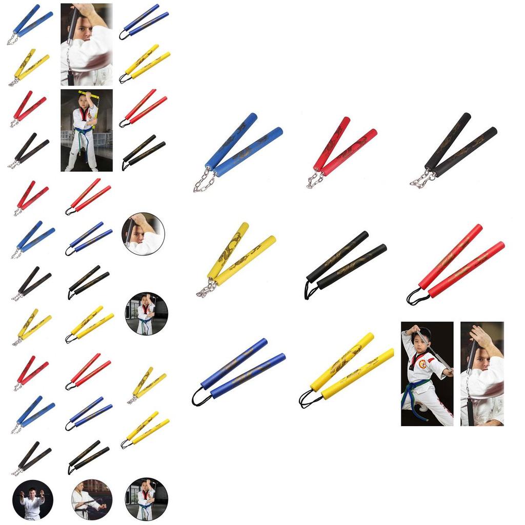 Durable Pvc Core Foam Nunchuck Stick Martial Arts Training And Performance
