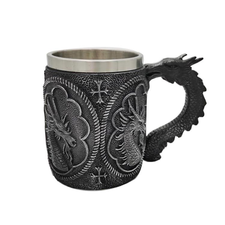 Stainless Steel Skull Goblet: Halloween Gift Mug