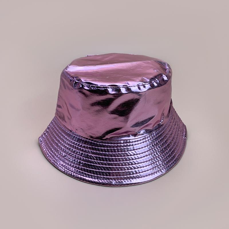 Cappelli a secchiello in pelle verniciata di nicchia Nuovi unisex Parasole Semplici Traspiranti Bicolore Versatili Moda Personale Cappelli da pescatore