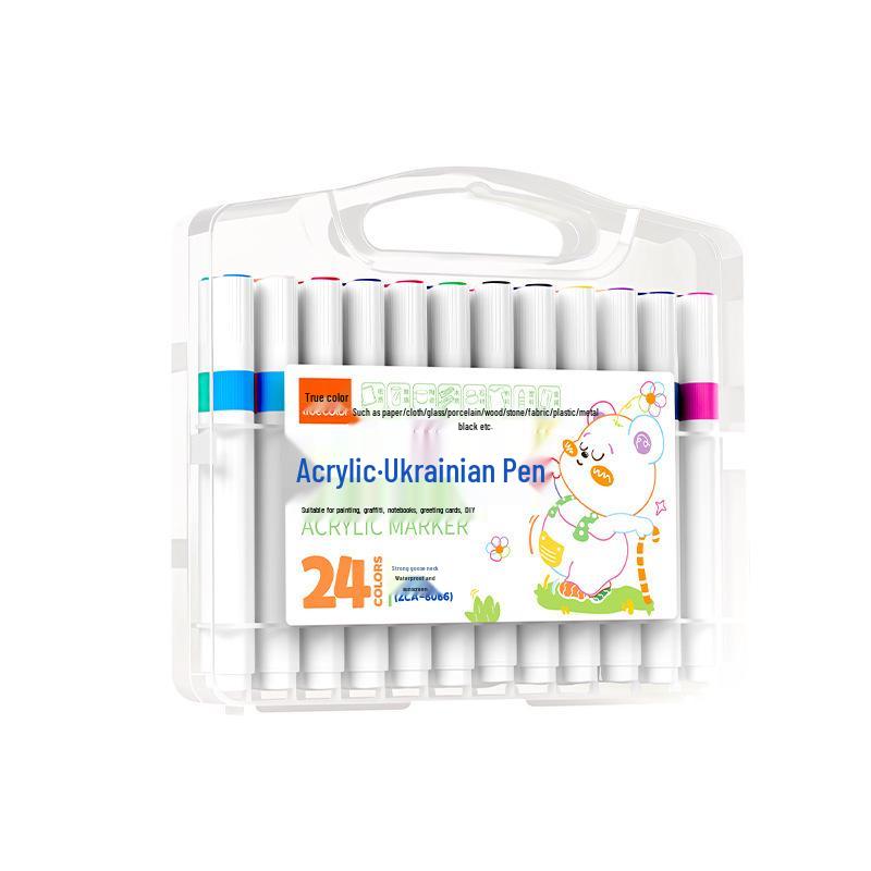 True Color 80-Pack Acrylic Markers for Art Students & Kids DIY Craft Painting