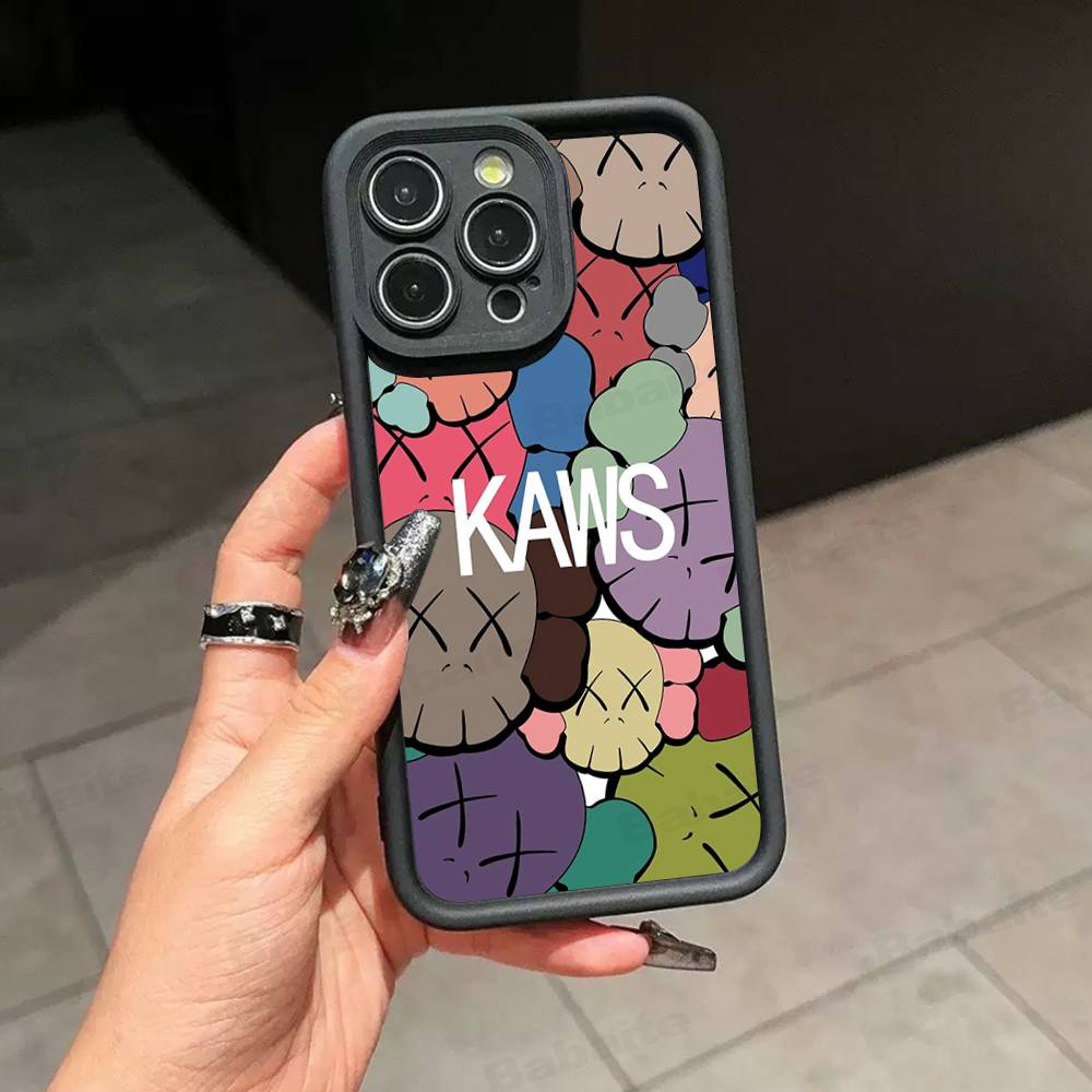 

Модный K-Kaws Чехол для телефона Для IPhone 11 12 13 16 15 17 14 Pro Max Мягкий Funda Силиконовый чехол iPhone 15 plus