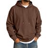 Men's Casual Color Hoodie for Winter Everyday Wear