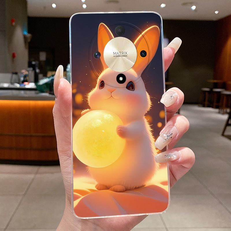 Casing For Honor X9b X9a Magic 6 5 Lite 5G Luxury Dragon Cute Cool Boys Girls Transparent Soft silicone Back Cover Phone Case
