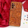 Braunes geprägtes Leder Muster für Samsung Galaxy A15 A55 A53 A33 A35 A22 A32 A52 A54 A34 A14 A56 A36 A26 A16 A05 A06 Hülle