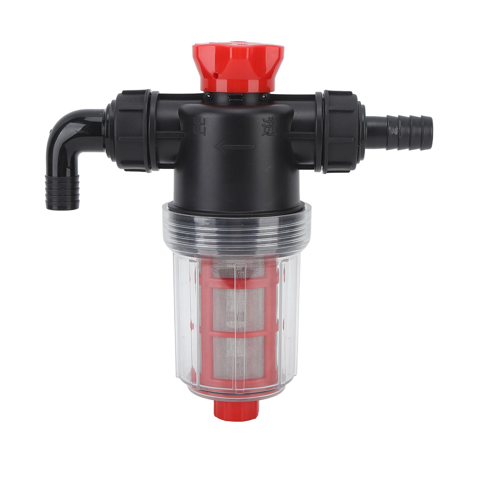 Mfyspace Unisex Irrigation Water Pump Filter Fine Mesh Double Layer Filtration High Flow Inline Strainer For Garden Lawn 38Mm Connector