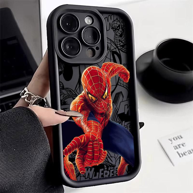 Marvel Spider Man Cool Spiderman Phone Case For iPhone 17E 11 12 13 14 15 16 17 Pro Max Fundas 17 Air Plus 16e 13Mini Back Cover