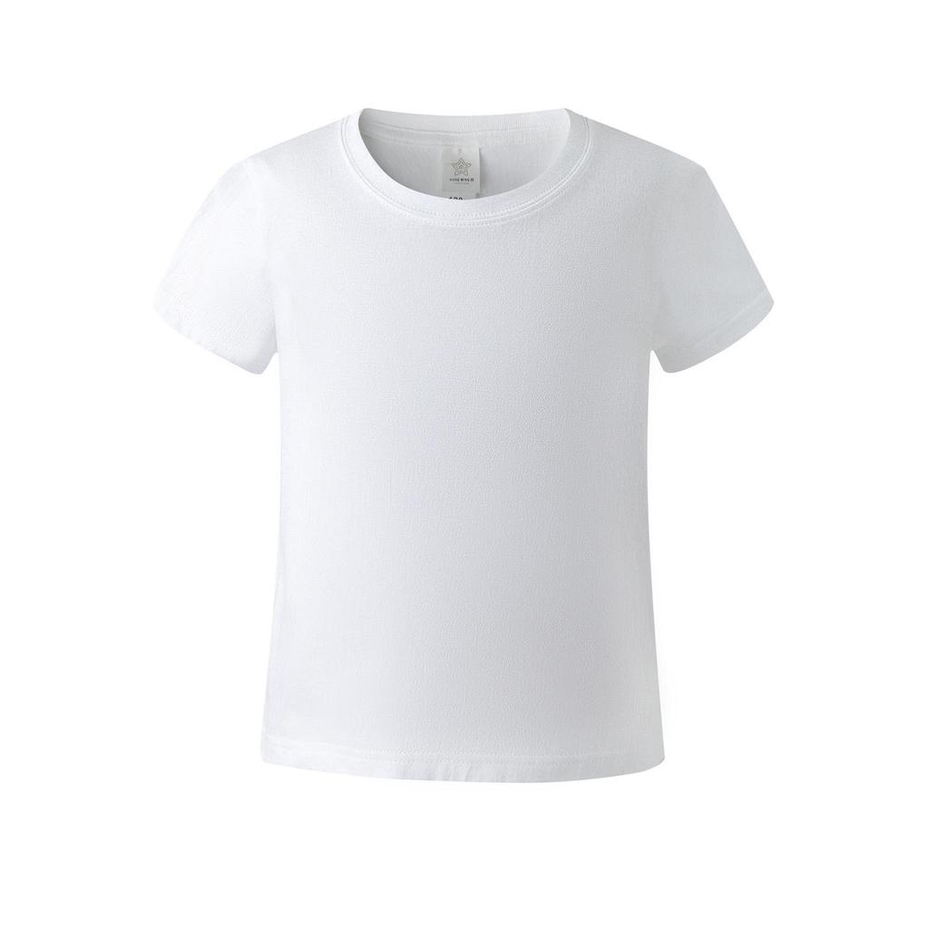 15-Color 200g Pure Cotton Short Sleeve T-Shirt for Boys and Girls, Toddler Baby Loose Fit Base Layer Design.