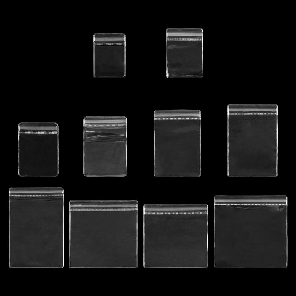 Use Storage Pouches Necklace Bracelet Ring PVC Plastic Self Sealing Bag Jewelry Bag Zip Lock Bags