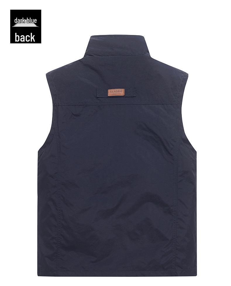 Custom Multi-Pocket Photography Vest - Unisex Workwear Jacket