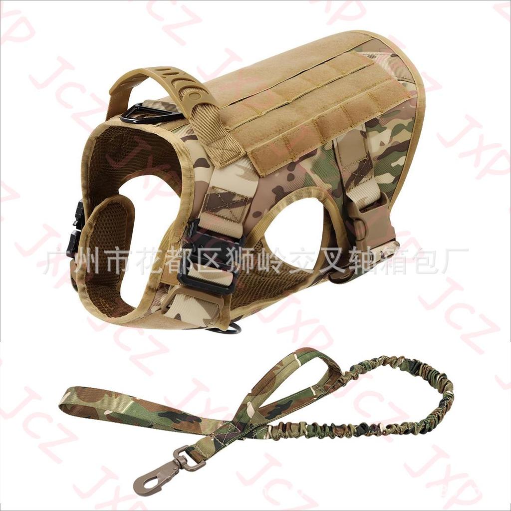 Taktische Hochleistungs-Hundeweste mit Schnellverschluss für mittelgroße bis große Hunde - Ideal für Training und Outdoor-Einsatz