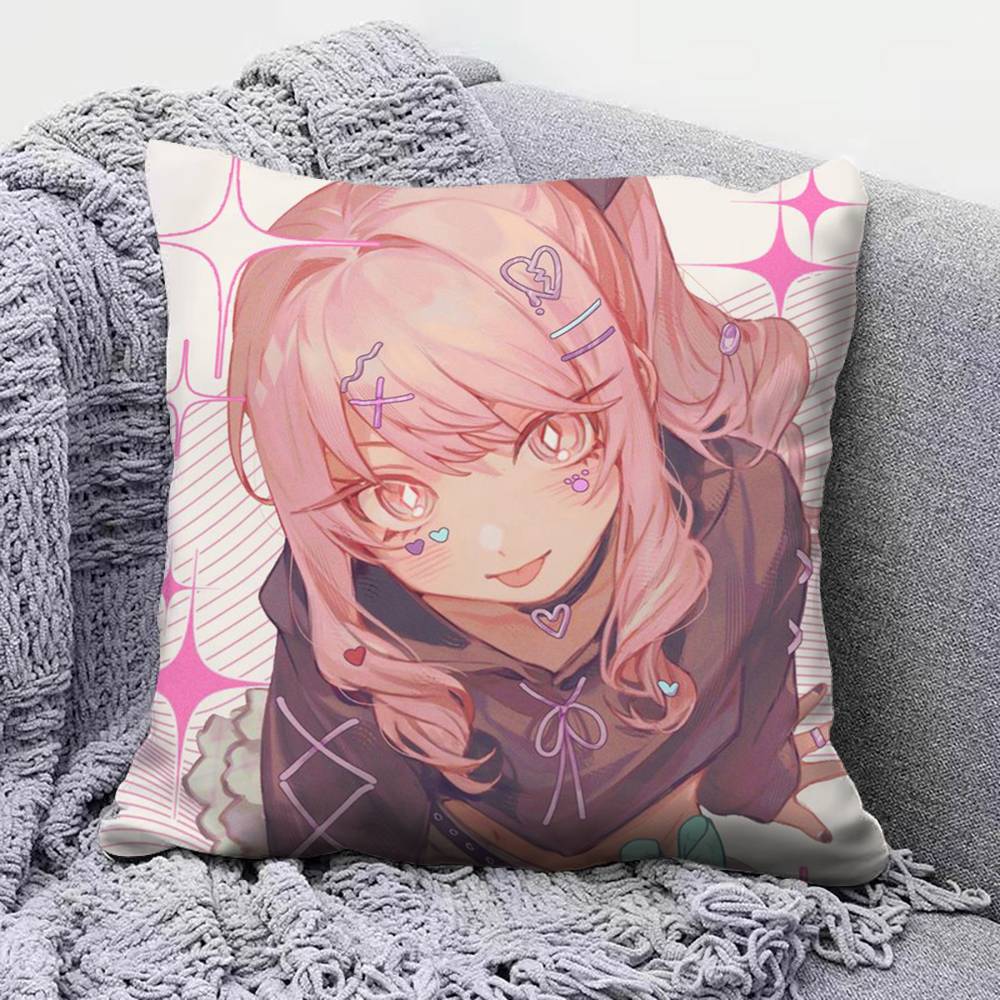 Akiyama Mizuki Pillow Covers Home Sofa Cushion Covers and Aecorative Custom