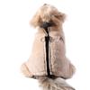 Winter Hunde Overall Mantel Warm Vierbeinig Haustier Jacke mit D-Ring Weiche Flanell Kleidung für Kleine Mittelgroße Hunde Yorkshire Chihuahua Welpen Kostüm Outfit