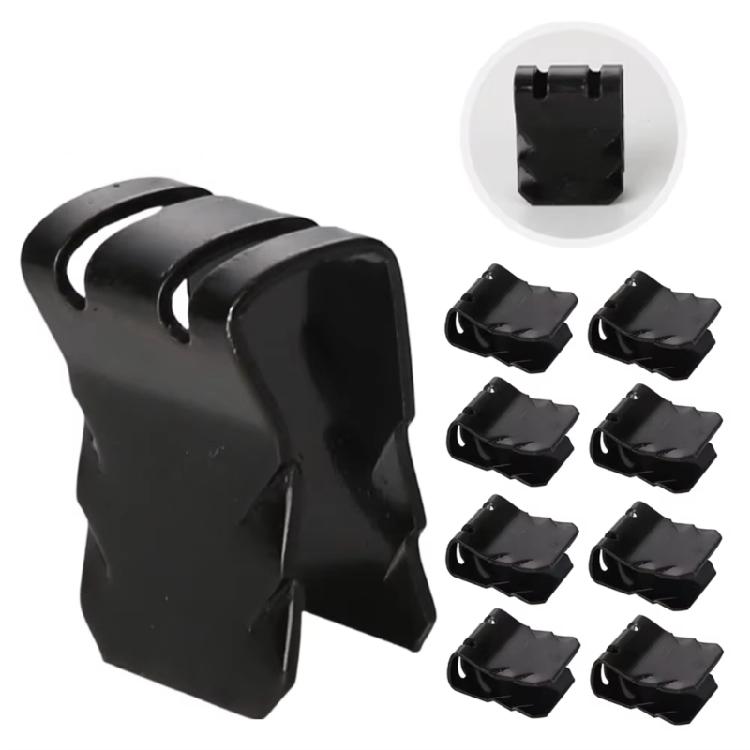 Opakowanie 10 klamer zaciskowych w kształcie litery U do klamer osłony silnika Łatwa instalacja Klipsy mocujące błotnik samochodowy Mocowanie błotnika