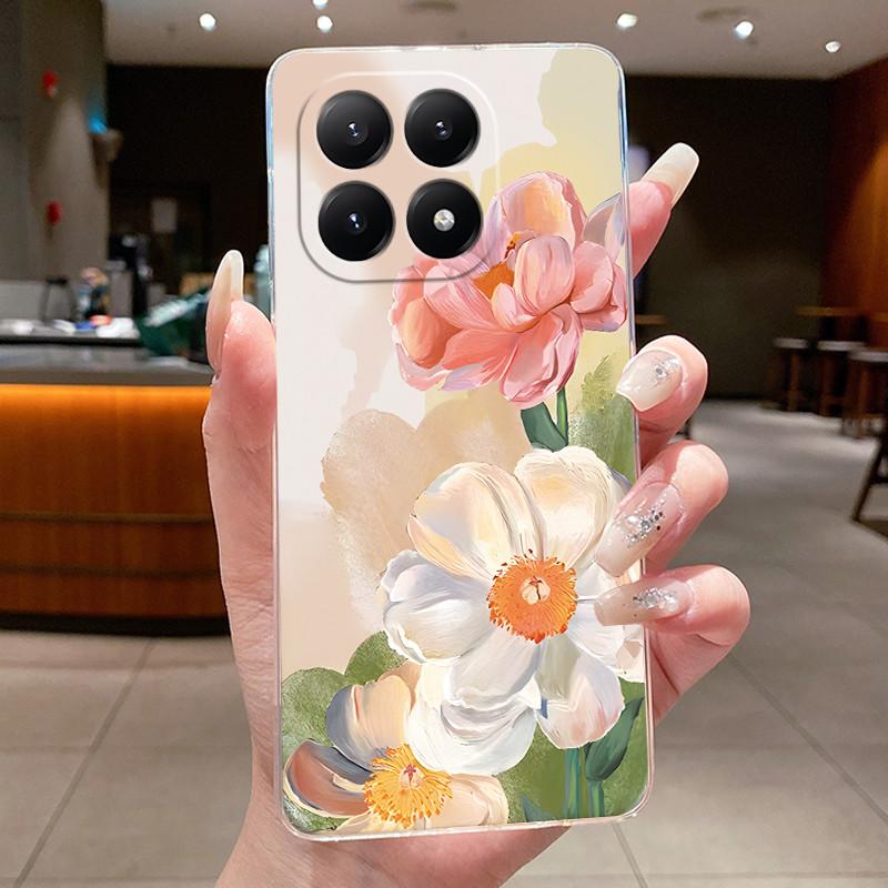 

For Xiaomi Mi 15T Pro 5G Case Clear Luxury Fashion Butterfly Flower Soft TPU Silicone Phone Cover For Xiaomi Mi15T 15TPro Case Xiaomi 15T Pro 5G