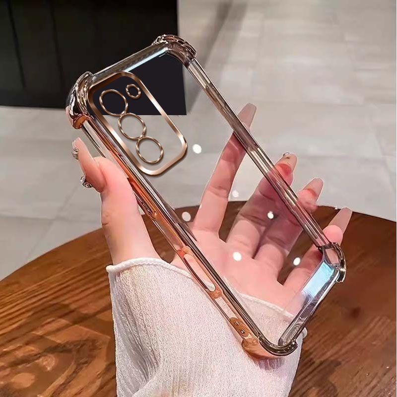 For Tecno Spark 40 Pro+ Case Tecno Spark 40 Pro Phone Case Spark 40 Pro+ Cover Thickening Shookproof Plating Silicone back cover