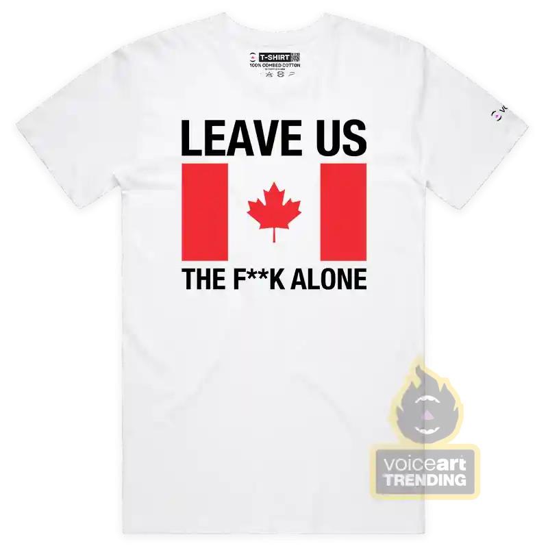 

VOICEART Canada Flag Funny Meme T-Shirt with Premium Graphics M