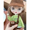New Arrival Blythe Clothes Fashion Sweater Corduroy Shorts Crossbody Bag Caps Casual Set for Blyth OB24 Pullip 1/6 Doll Outfit