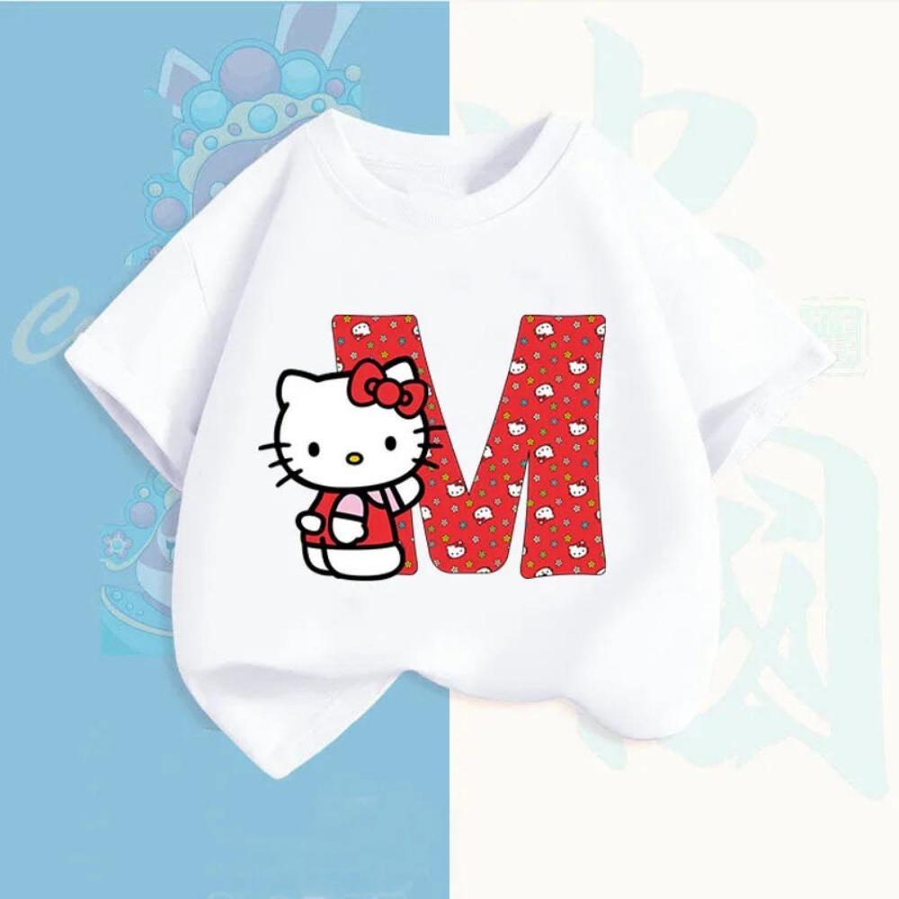 

Hello Kitty Children s Short sleeved Summer T-shirt Girls T-shirt 140