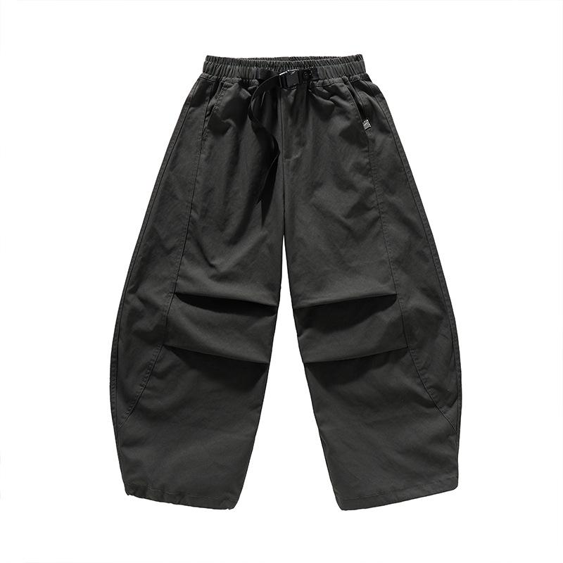 Girls' Casual Loose Cargo Pants - Spring/Autumn Fashionable Trousers for Big Girls