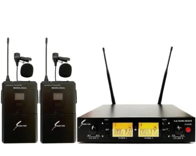 

Soundpure 8022e 2 black pin microphones half size tuner set + (SPWH01-22ePINBK2)