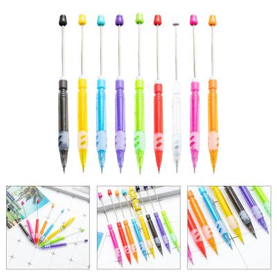 Set di 6 matite meccaniche con perline da 0,5 mm, matita automatica da disegno, matita automatica con perline per studenti, scrittura e disegno