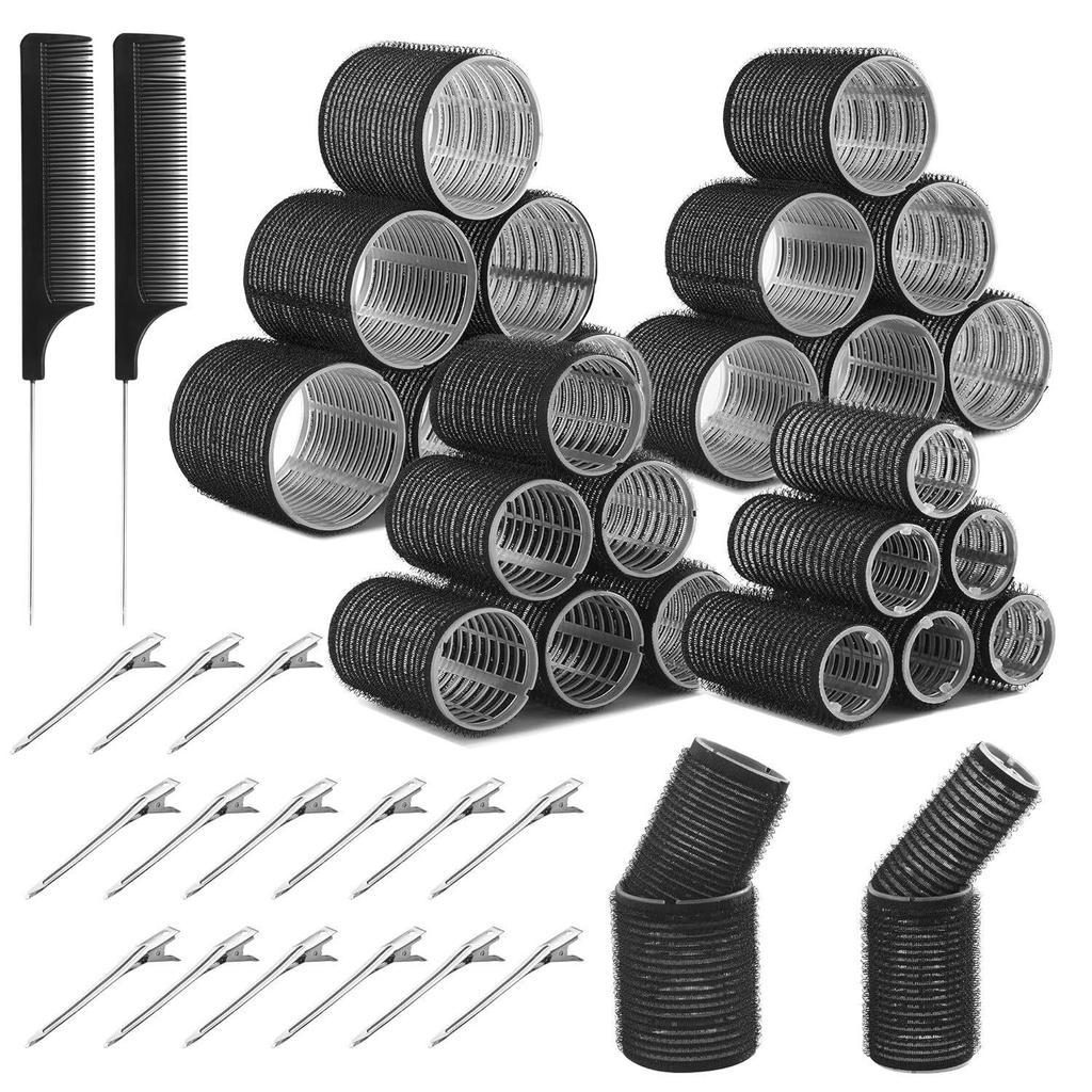 Self-Adhesive Curling Rod & Volumizing Hair Clips for Women