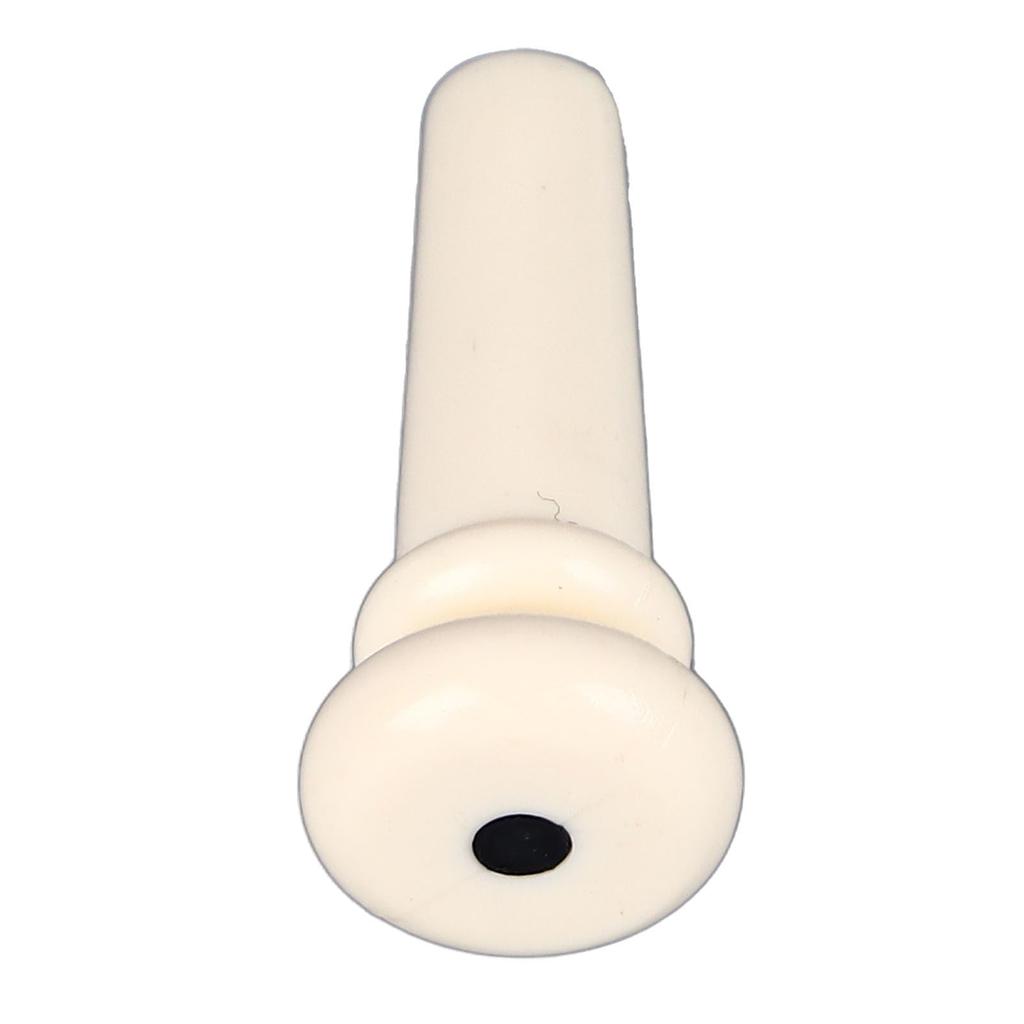 JGGLD Acoustic Guitar Pins Essential Synthetic Plastic Guitar String Pins for Strap Attachment Acoustic - [Strings, Guitar, Strap, Plastic] (White)