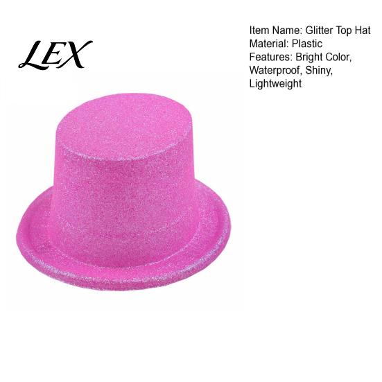 Colorful Sparkly Hats for Group Performances Shiny Top Hats, Glitter Hat Adult Kids, Magician Hat, Victorian Dress Up Christmas Halloween Party