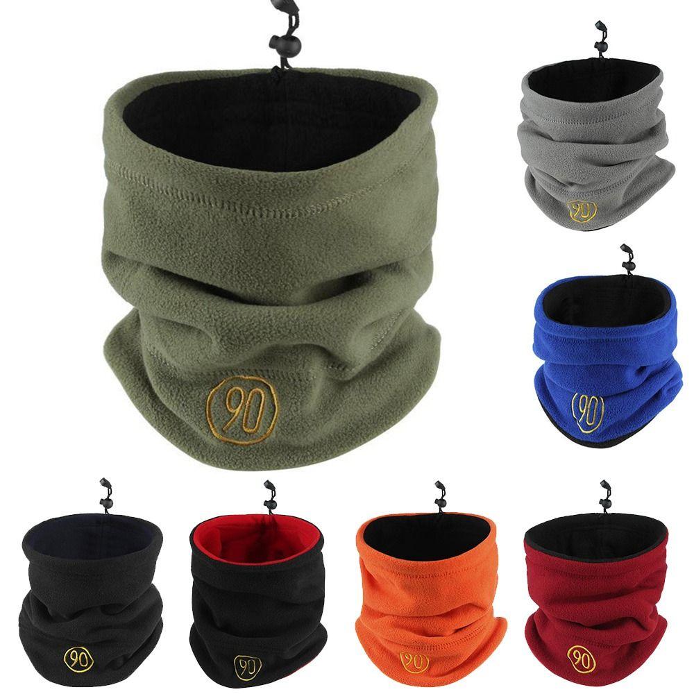 Fleece Winter Outdoor Sports Scarves Tube Design Half Face Cover Ski Tube Scarf Cold Weather
