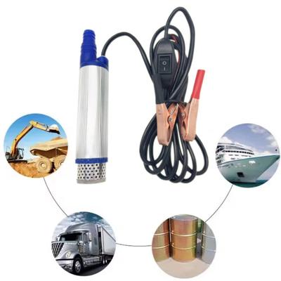 12V 24V Portable Mini Pump 35L/min Transfer Pump Submersible Design Electric Car Pump  Fishing