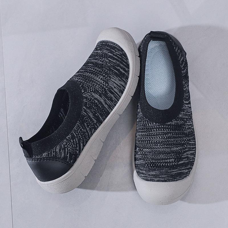 

Summer fly-woven mesh breathable middle-aged and elderly sports shoes soft-soled mother shoes 41 lightweight elderly walking casual shoes 42 42