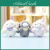 Plush Bunny Keychain With Short Plush Material For Girls And Boys Gift Decor