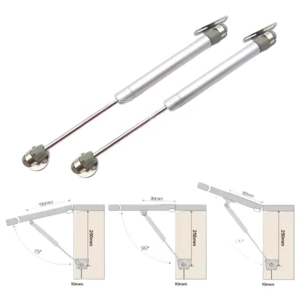 2/4 Pack Gas Struts 20N-200N Gas Spring Cabinet Hinge,Copper Core Lift Support Kitchen Cupboard Door Hydraulic Support Bar