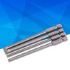 4 Pcs 100mm / 4 Inch Length Flat Head Screwdriver Bits Power Tool Drill Bits  Power Tool Accessories