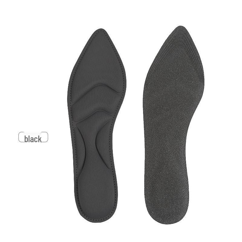 4D High Heel Women's Breathable Massage Insoles - Sweat-Absorbing for Autumn/Winter Pointed Toe