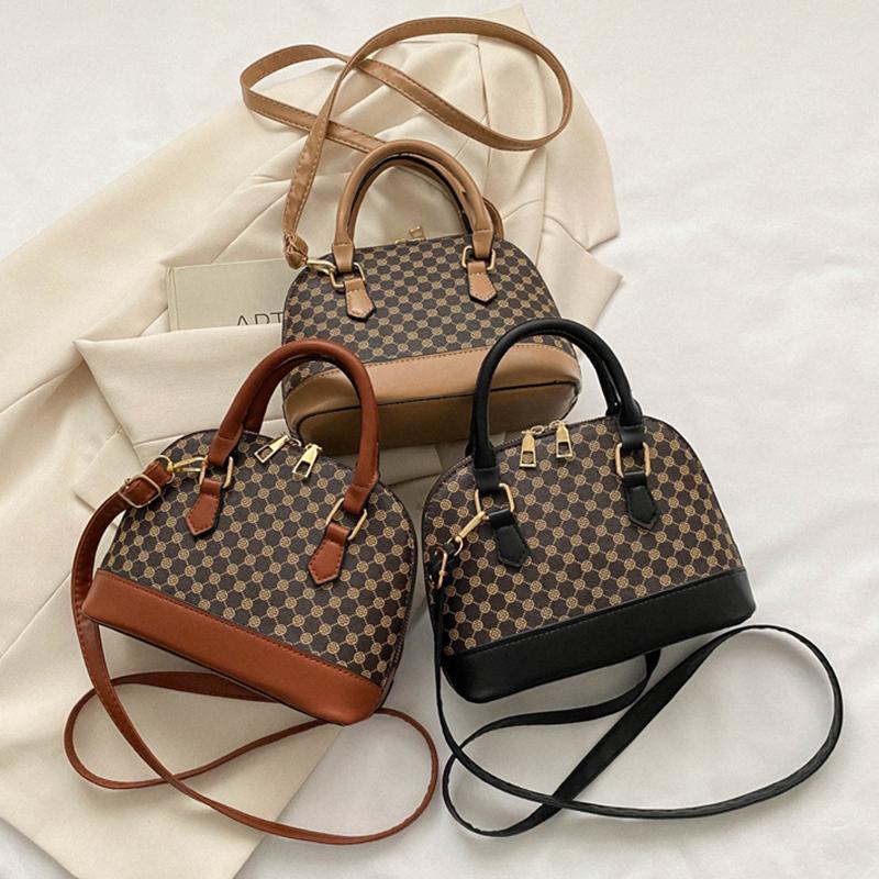 Módní mušlová taška dámská malá se vzorem peněženka a kabelka taška přes rameno crossbody pro ženy pro každodenní použití