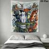 Come Allenare un Drago Arazzo da Parete Appeso Estetico Coperta in Tessuto Stampato Arazzi Decorativi per Camera da Letto Soggiorno Arredamento per la Casa