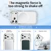 For iPhone 17 Pro Case Compatible with MagSafe Rotating Kickstand Shockproof TPU PC Acrylic Clear Phone Back Cover