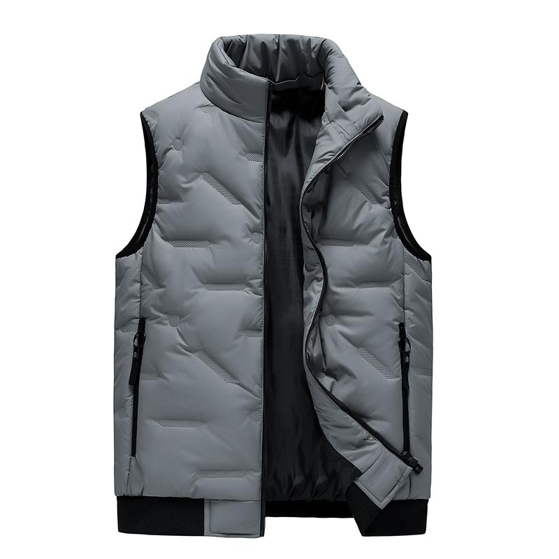 Men's Duck Down Vest Winter Casual Sleeveless Lightweight Vest Coats New Men Warm Sleeveless Puffer Jacket Plus Size 8XL