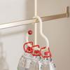 6Pcs Anti Slip Circle Ring Hat Hanger Plastic Hat Storage Hook Round Scarf Tie Hanger  Wardrobe