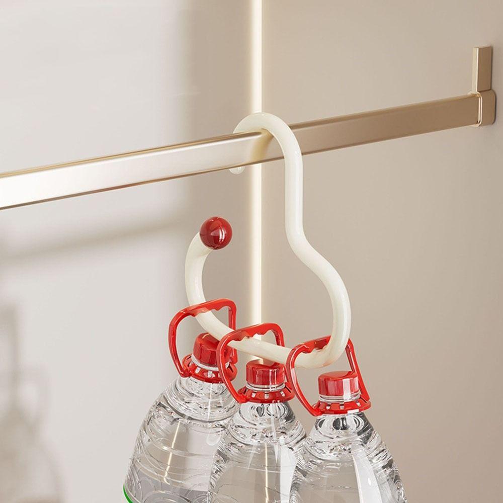 6Pcs Anti Slip Circle Ring Hat Hanger Plastic Hat Storage Hook Round Scarf Tie Hanger  Wardrobe
